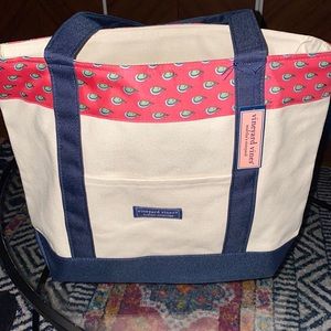 Vineyard Vine Canvas Tote Bag